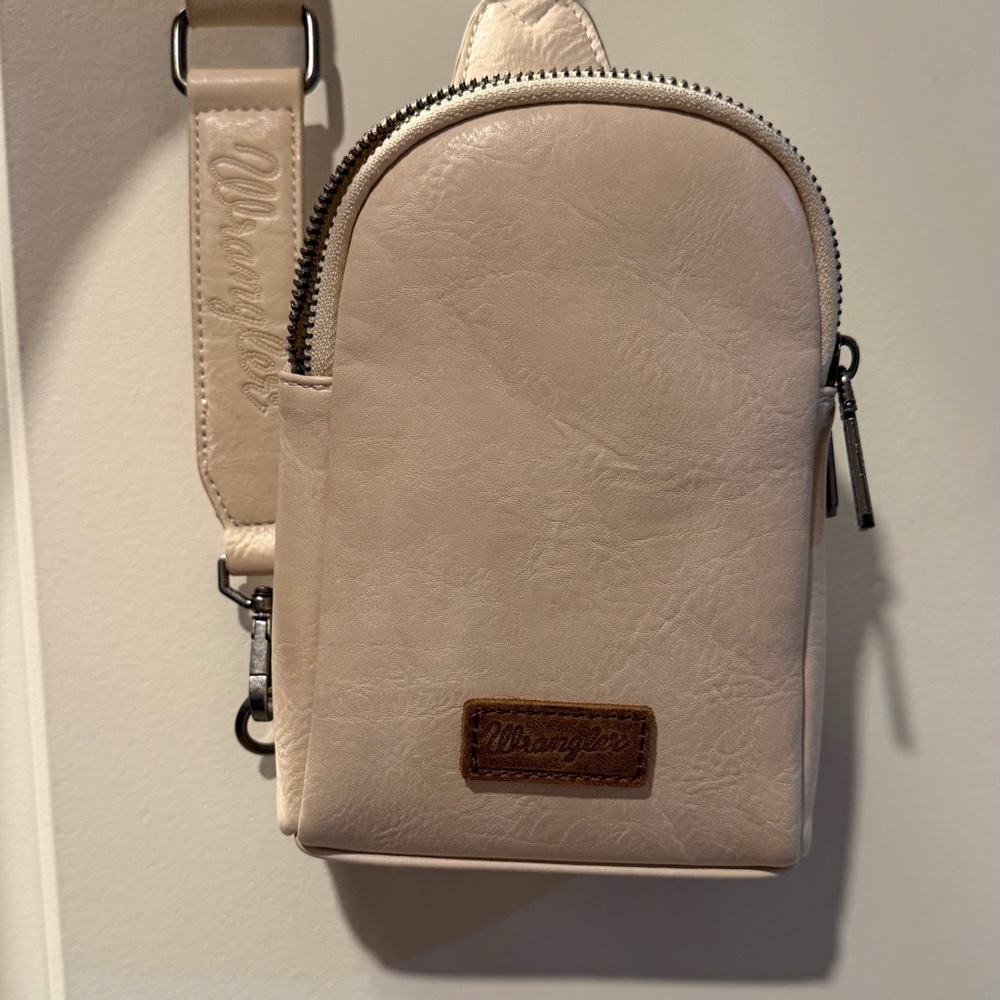 Wrangler Beige Crossbody Bag